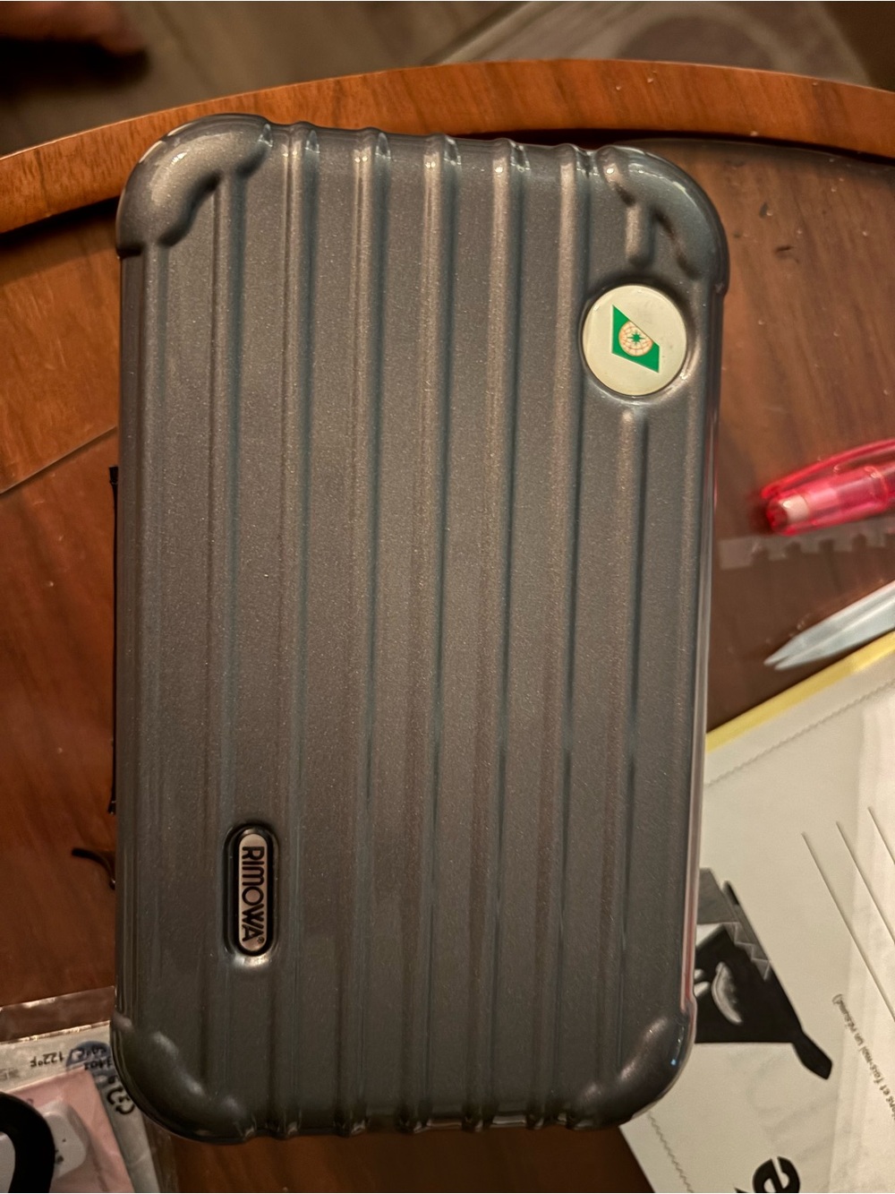 RIMOWA*EVA air Charcoal Hard Shell Travel Case